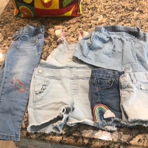 Toddler girl lot bottoms 3T
